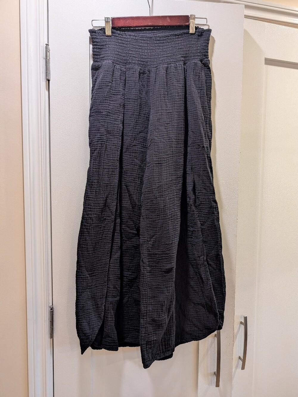 100% Cotton Swim Cover Up Pants,L